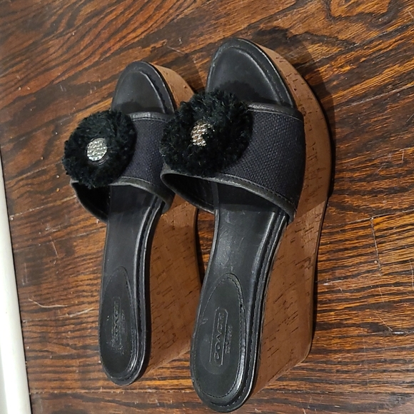 Coach Sandle wedges size 8 - Picture 2 of 2